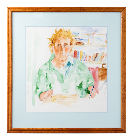 Gene Wilder's Self-Portrait in Watercolor: Limited Edition of 100 Fine Art Prints — Series 1 (UNFRAMED)