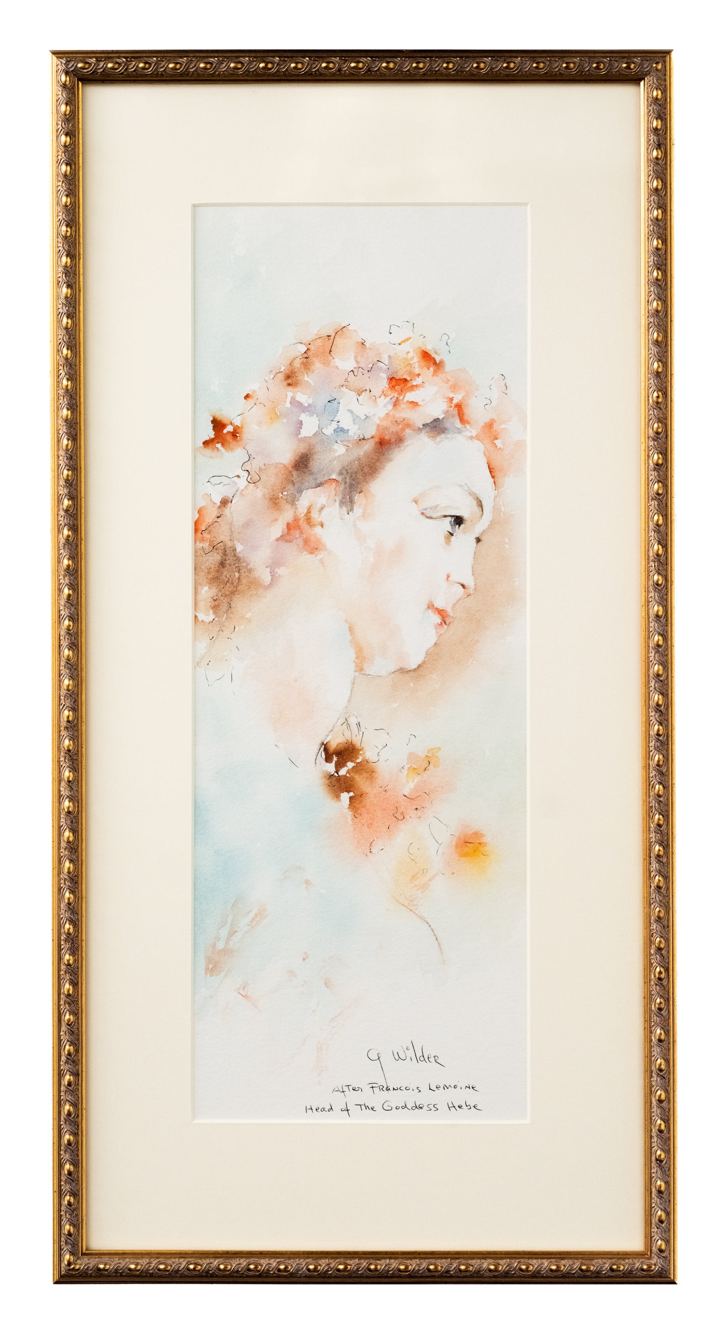 After François Lemoyne: Head of Goddess Hebe by Gene Wilder: Limited Edition of 100 Fine Art Prints (UNFRAMED)
