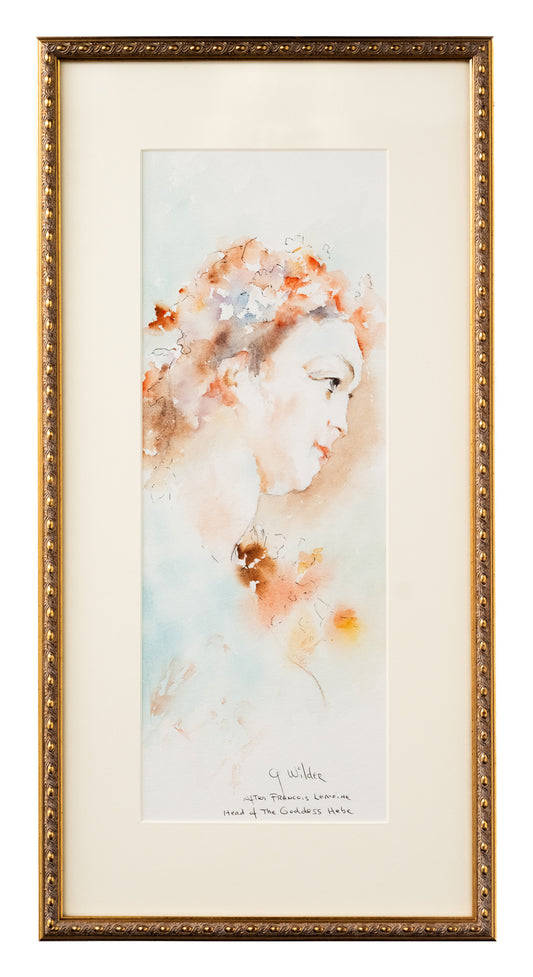 After François Lemoyne: Head of Goddess Hebe by Gene Wilder: Limited Edition of 100 Fine Art Prints (UNFRAMED)