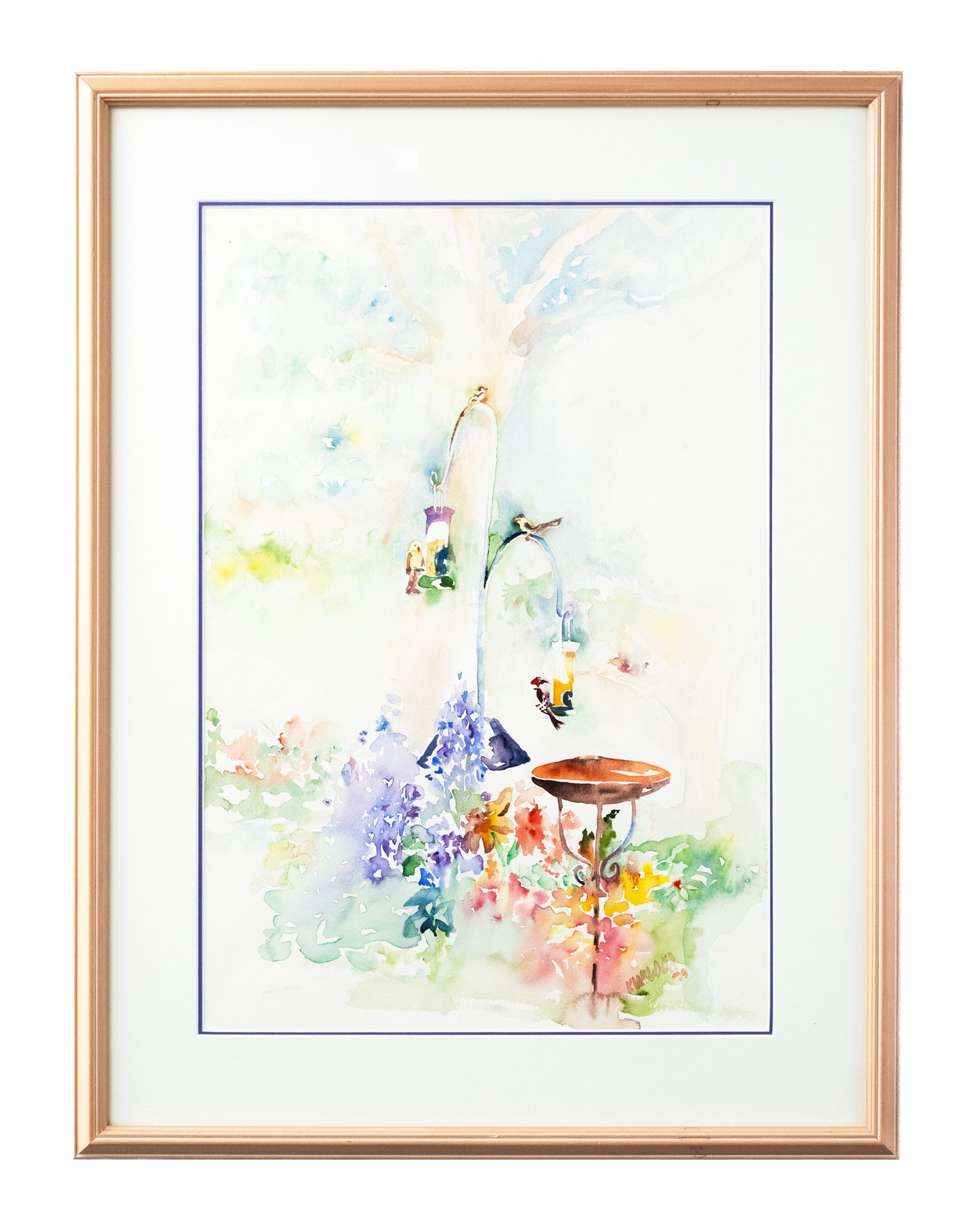 Feed The Birds in Stamford, Connecticut by Karen Wilder: Limited Edition of 100 Fine Art Prints (UNFRAMED)