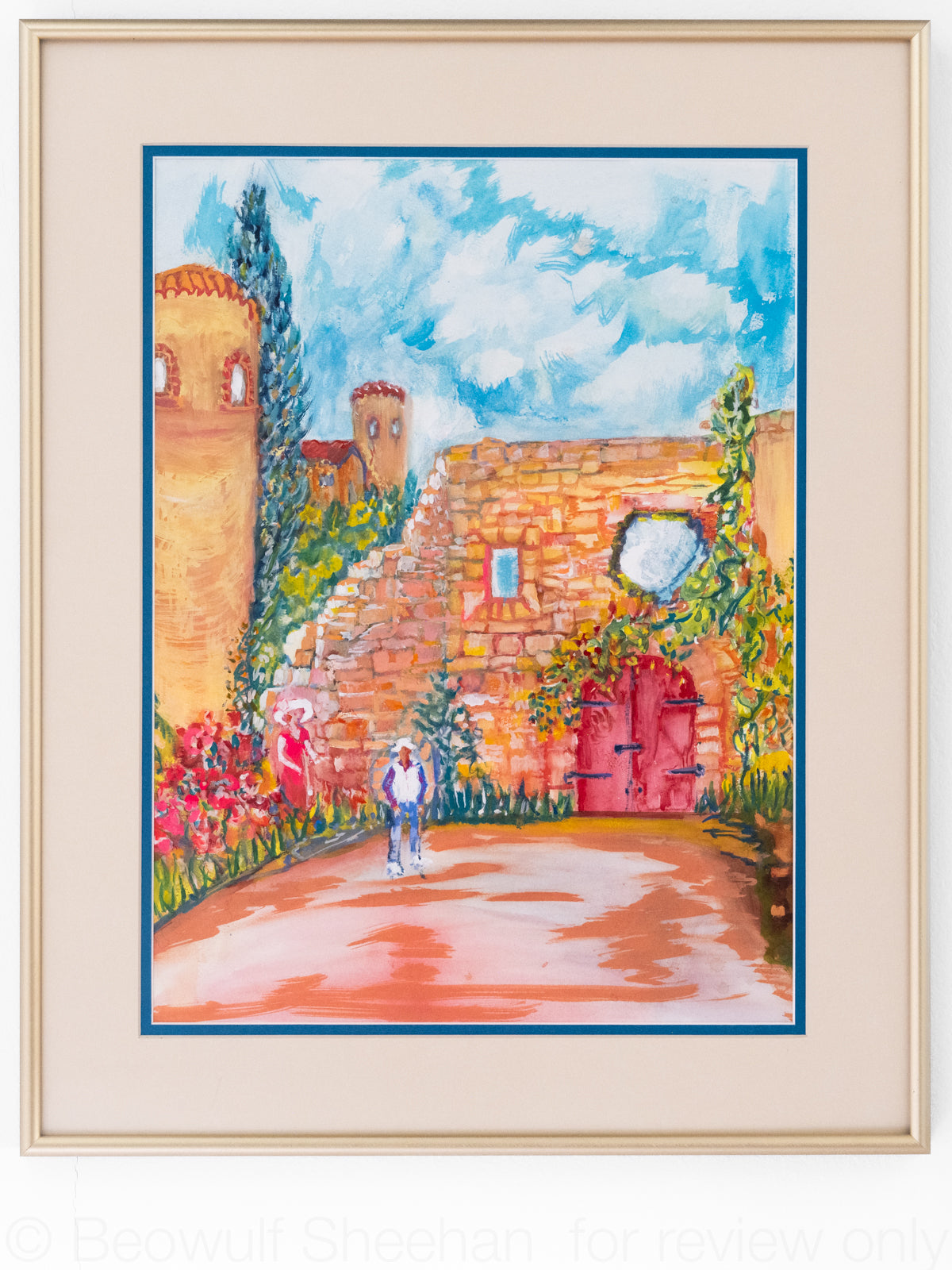 Karen and Gene Wilder at Château Saint-Martin in Vence, France by Karen Wilder: Limited Edition of 100 Fine Art Prints — Series 1 (UNFRAMED)
